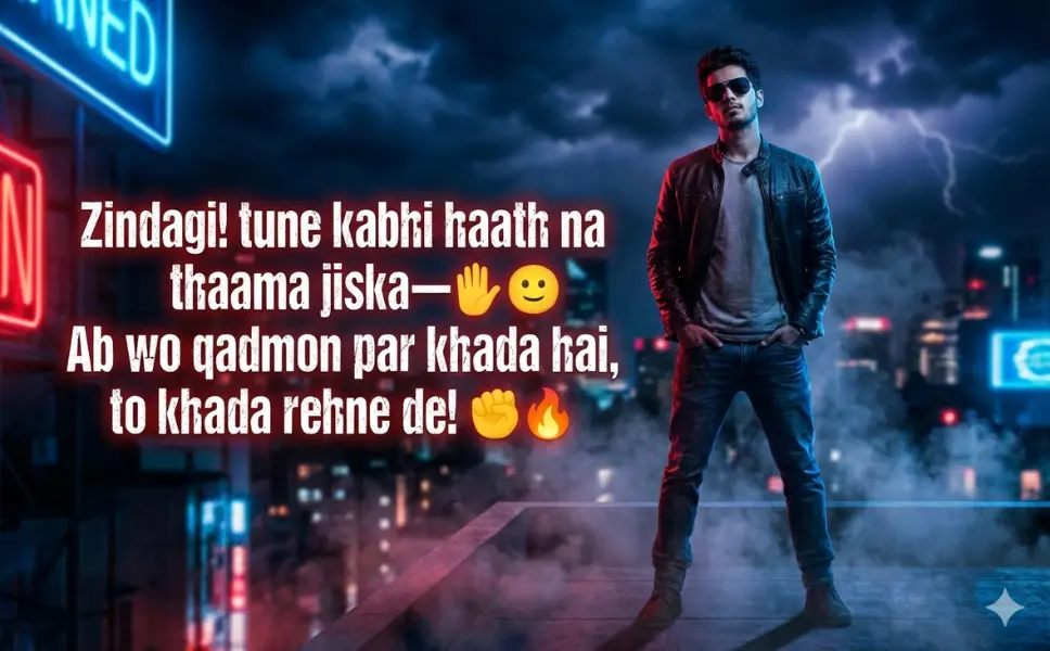 Attitude Shayari for Boys in English