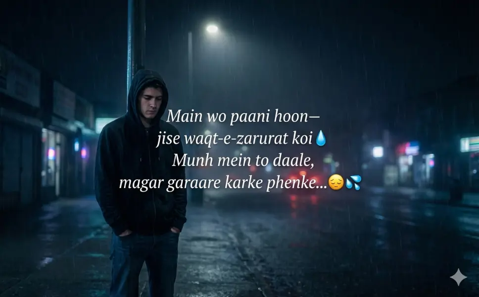 Heart Broken Shayari for Boys in English